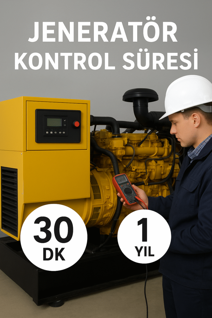 Jeneratör Periyodik Kontrol Süresi